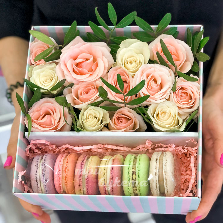 6 макарун с розами (доп. фото)