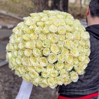 101 белая роза (Premium) 60 см 101 белая роза (Premium) 60 см