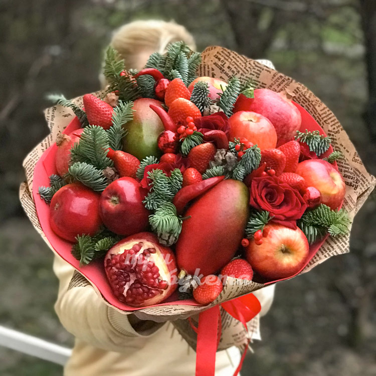 Букет из гранатов и манго (доп. фото)