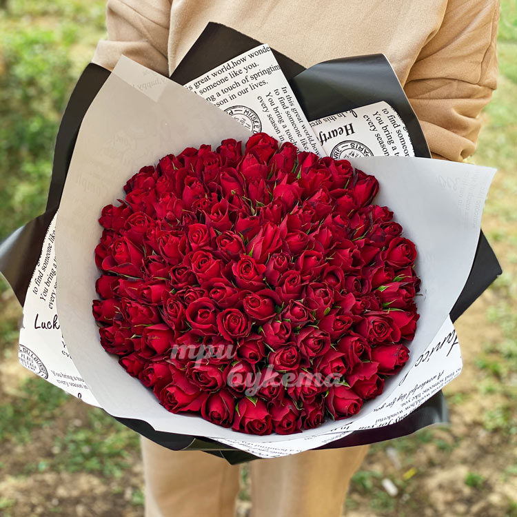 101 кенийская роза (в руках)